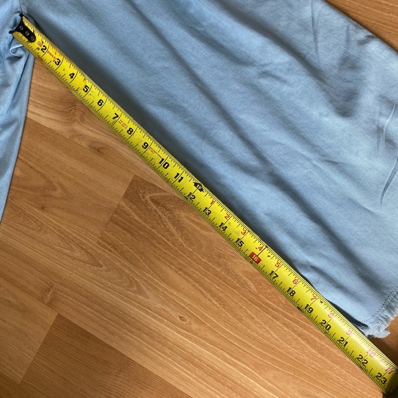 Denim Look Ruffle Jumpsuit - Picture 8 of 8